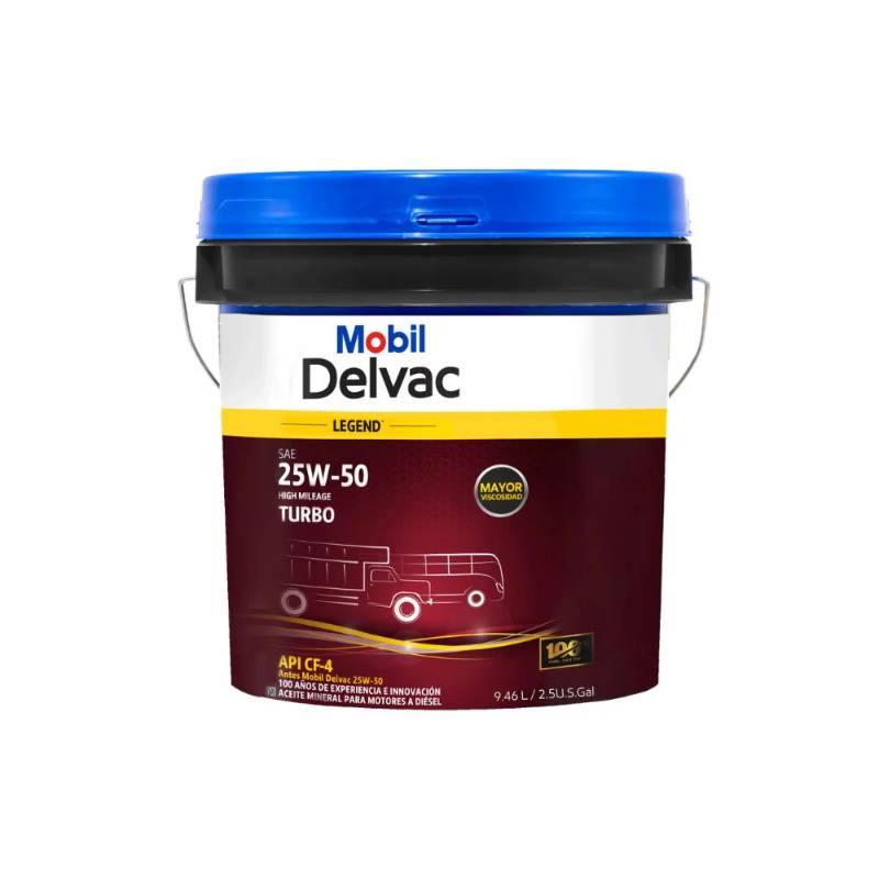 DELVAC MINIBALDE 25W50 (2.5GL)